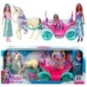 Barbie Dreamtopia Carriage Playset 3 Dolls and 2 Unicorns Fairytale Toys Gift