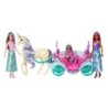 Barbie Dreamtopia Carriage Playset 3 Dolls and 2 Unicorns Fairytale Toys Gift